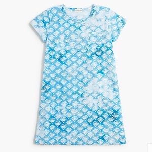 J Crew Crewcuts Blue Shell T-Shirt Dress, Size XS (4/5)